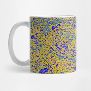 Pastel shades digital rock abstract Mug